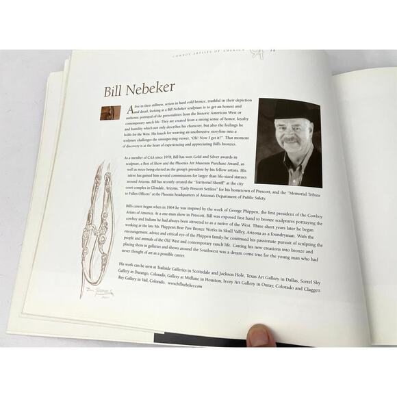 Cowboy Artists of America Paperback 39th Phoenix Art Museum 2004 First Edition - Picture 11 of 14